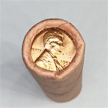 UNOPENED 50c Bank Roll of 1959-D Lincoln Memorial Cents*Federal Reserve Bank of Kansas City*Brilliant Uncirculated