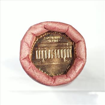 UNOPENED 50c Bank Roll of 1963-D Lincoln Memorial Cents*Brilliant Uncirculated