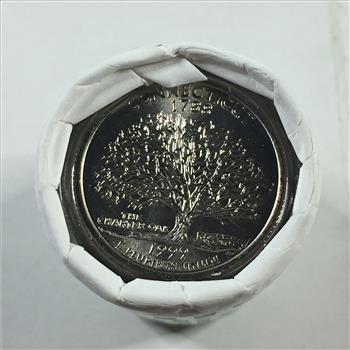 UNOPENED Official Vault Roll by Commemorative Gallery*10 Most Valuable Quarters*Philadelphia*Delaware State Showing