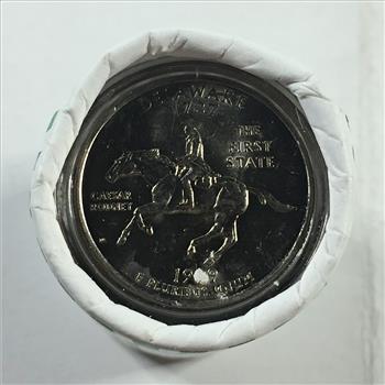 UNOPENED Official Vault Roll by Commemorative Gallery*10 Most Valuable Quarters*Philadelphia*Delaware State Showing