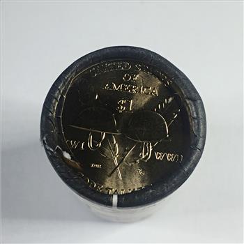 UNOPENED United States Mint 2016-P $25 Roll of Native American Code Talkers Commemorative Dollars
