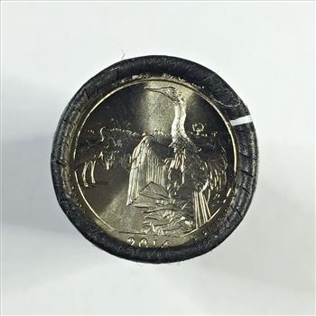 UNOPENED US Mint $10 Roll of 2014-P America the Beautiful Everglades National Park Commemorative Quarters