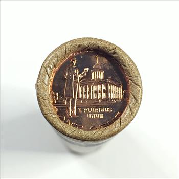 UNOPENED US Mint 50c Roll 2009-P Lincoln Bicentennial Commemorative Professional Life Cents*Brilliant Uncirculated