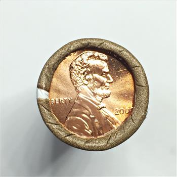 UNOPENED US MINT 50c Roll of 2009 Professional Life Lincoln Head Bicentennial Commemorative Cents