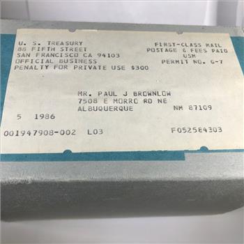 UNSEARCHED 1986 Silver Statue of Liberty Proof Coin Set SEALED May Contain Errors or Toners 5 Sets