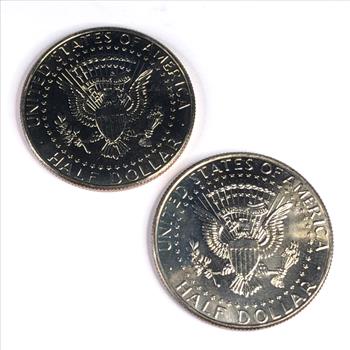 Vietnam War Lot of 2 Colorized Half Dollars High Grade Uncirculated