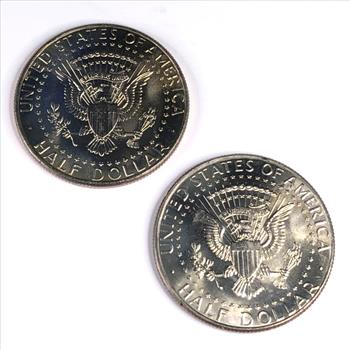 Vietnam War Lot of 2 Colorized Half Dollars High Grade Uncirculated