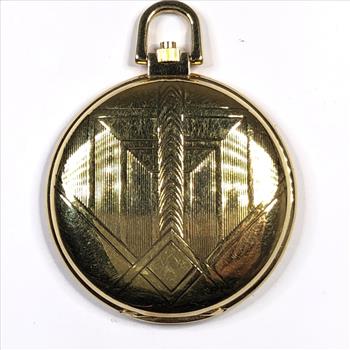 Vintage Gold Filled Stamper Quartz Pocket Watch - 37.6 Grams Total Weight