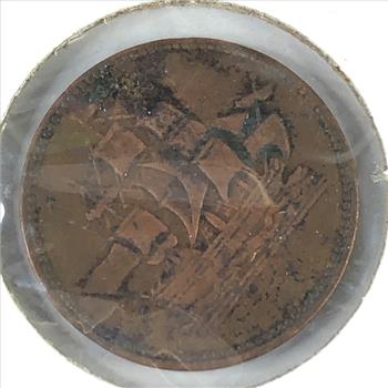 Vintage Ships Colonies Commerce Token