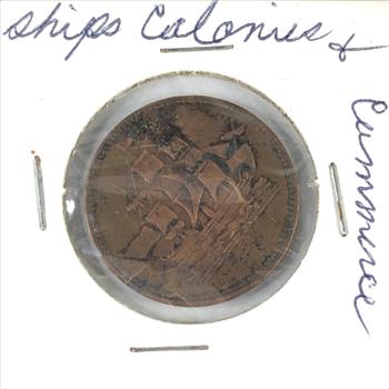 Vintage Ships Colonies Commerce Token