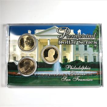 Warren G. Harding P, D & S Presidential Commemorative Dollar Set*Uncirculated/Proof in Custom Holder
