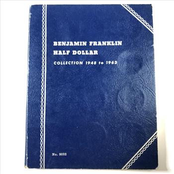 Whitman Coin Album Lot of 5, Quarter & Half Dollar Good Used Condition