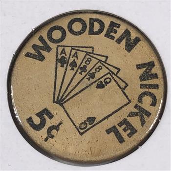 Wooden Nickel*1876 Deadwood