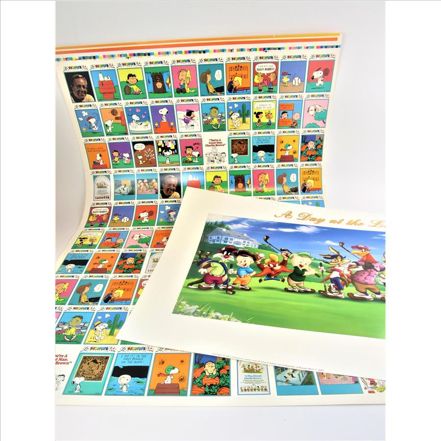 Pair of Collectible Cartoon Memorabilia Charlie Brown Trading Card ...