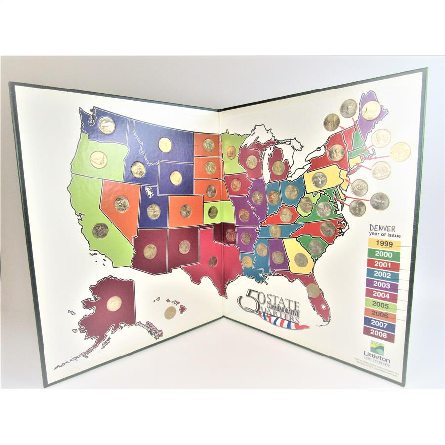 State Quarter Map 1999-2008 *Complete (090) | Property Room