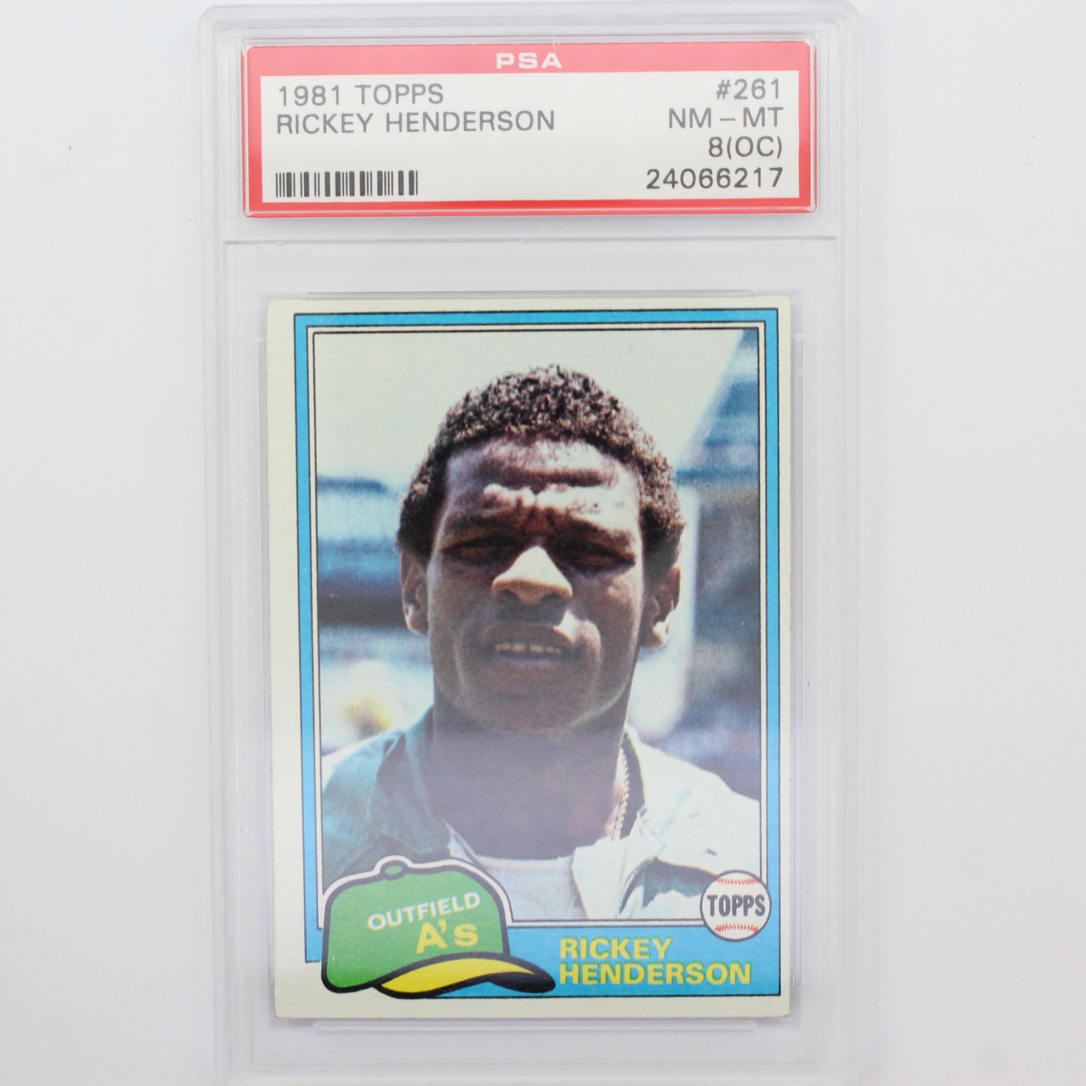 Rickey Henderson #261 1981 Topps
