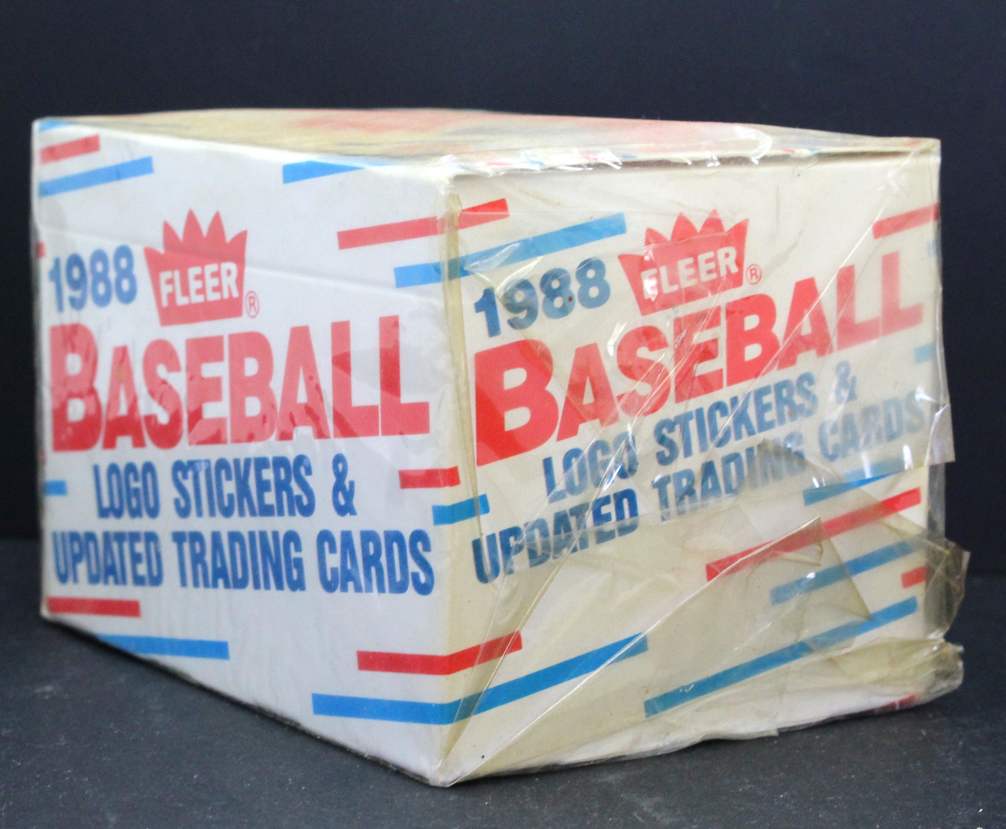1988 Fleer Baseball Logo Stickers (22) & Trading Cards (132) Unopened