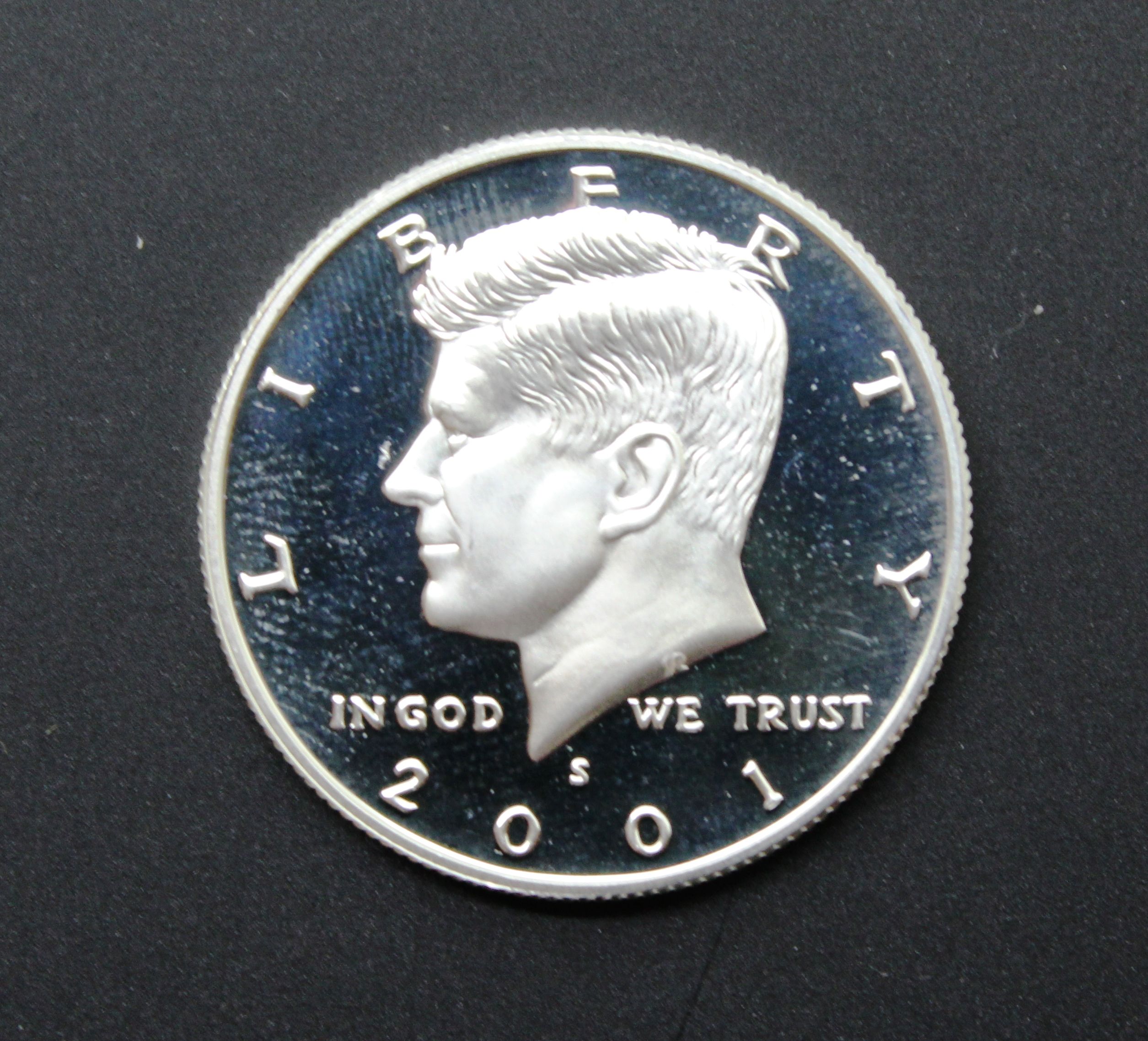 Proof 2001 Kennedy S Half Dollar