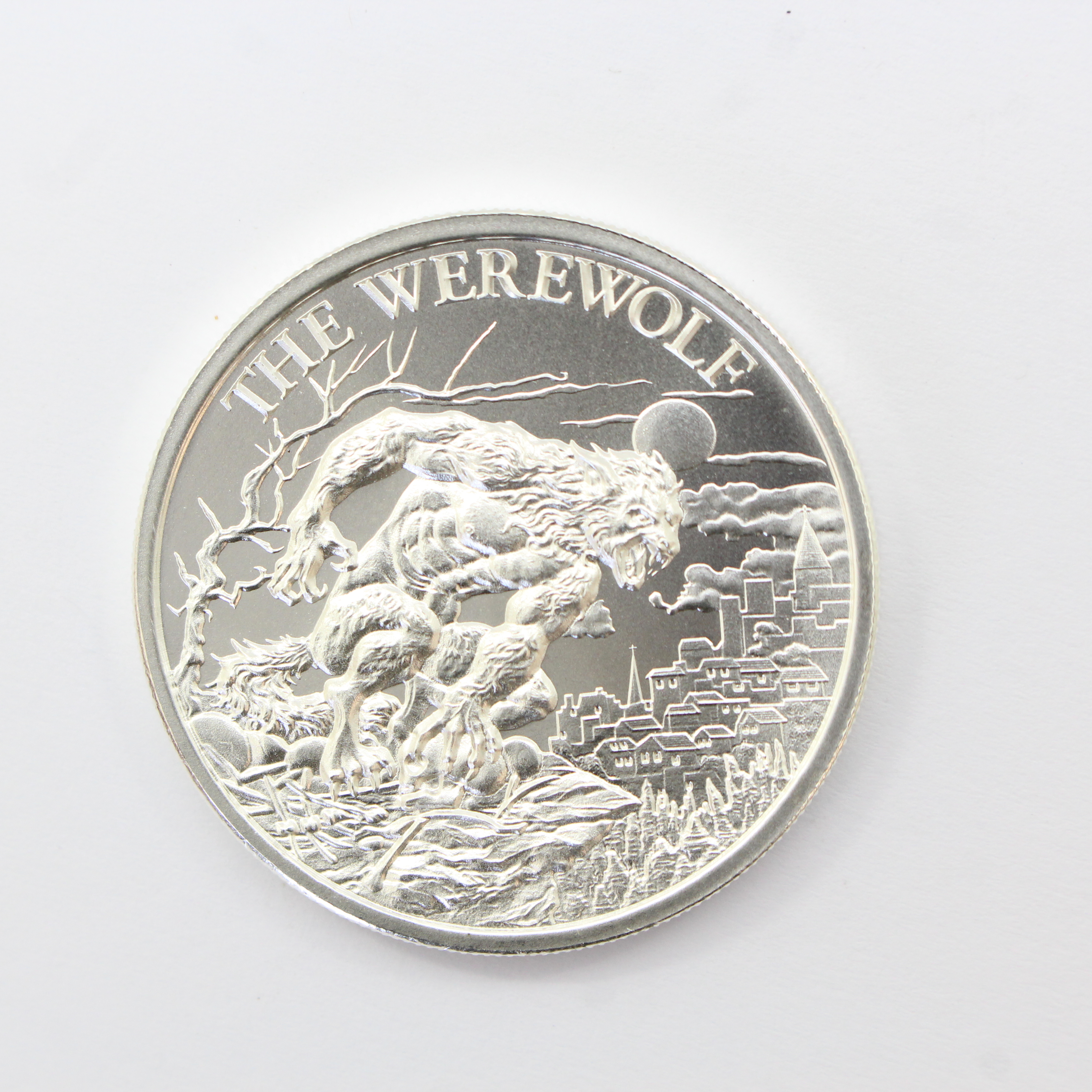 2020 1 Oz. Silver High Relief Round - The Werewolf | Property Room
