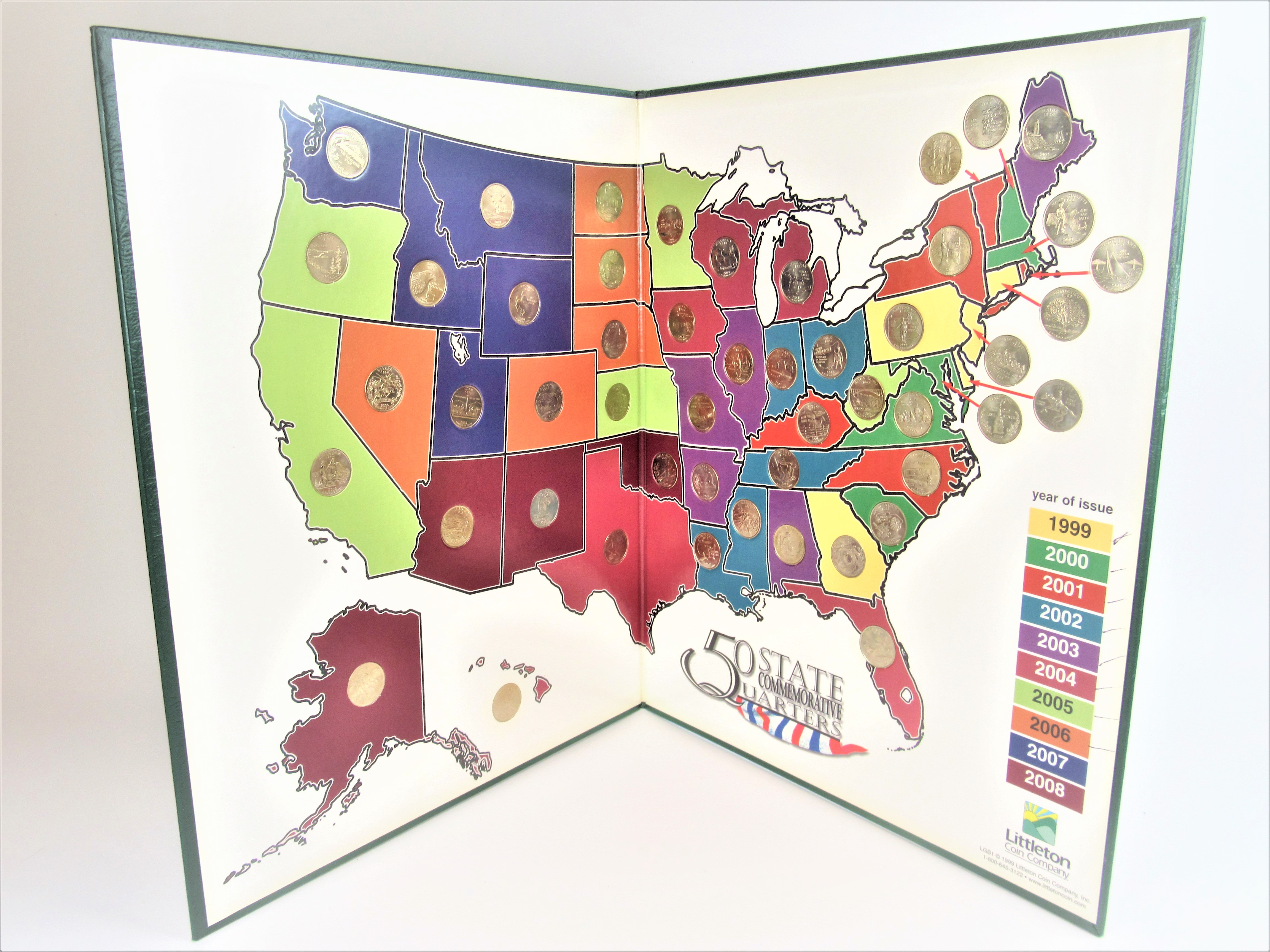 State Quarter Map 1999-2008 *Complete (091) | Property Room
