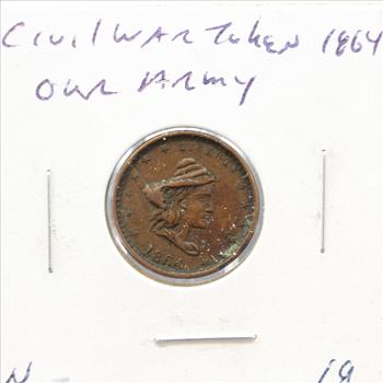 1864 Our Army Civil War Token (223)