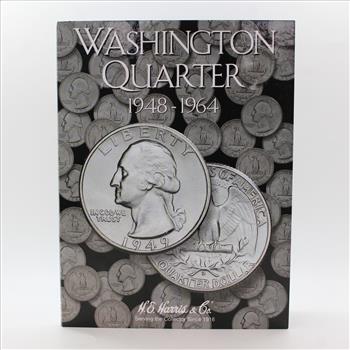 1948 - 1964 Washington Quarter Collection Trifold Coin Folder (2689)
