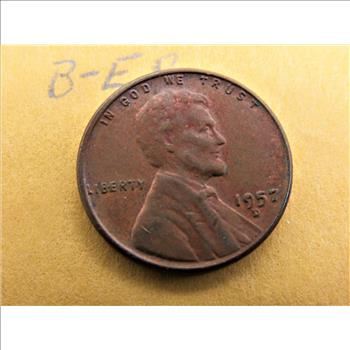 1957 D Error Penny 