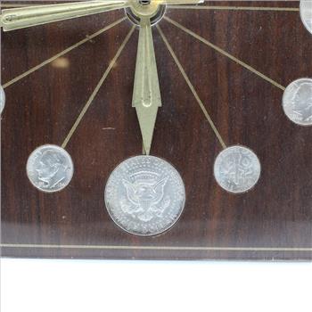 1964 90% Silver Coin Clock Last U.S. Silver Coinage