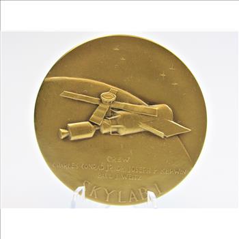 1973 Bronze Skylab I Solar Panel Repair Art Metal Coin (028)