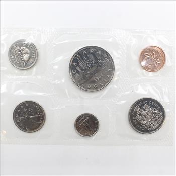 1984 Uncirculated Canadian Mint 6 Coin Set