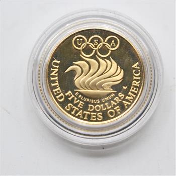 1988 $5 Liberty Gold Commemorative Coin (024)