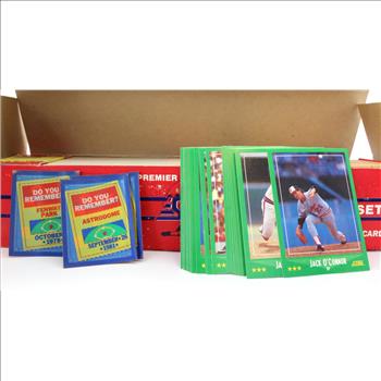 1988 Score Collector Set 660 Player Cards, 56 Magic Motion Trivia Cards