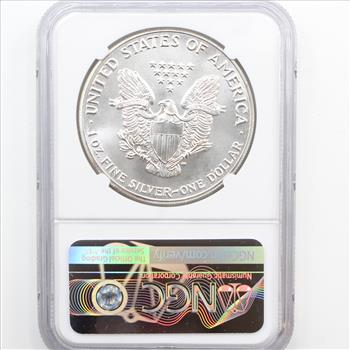 1998 Silver Eagle $1 Red Book NGC MS 69 (038)