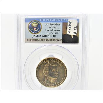 2008-P $1 President Monroe Coin PCGS MS66 (047-B)