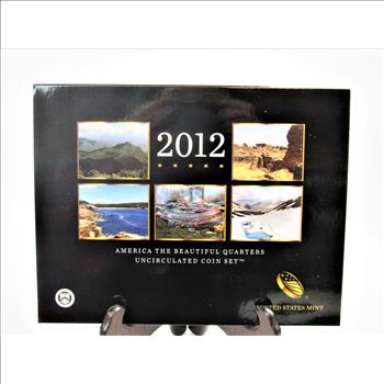 2012 America the Beautiful Quarters Uncirculated  Coin Set