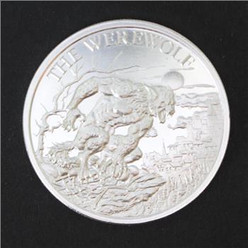 2020 1 Oz. Silver High Relief Round - The Werewolf | Property Room