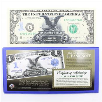 Black Eagle Commemorative $1 Bank Note with Enhanced Images