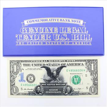 Black Eagle Commemorative $1 Bank Note with Enhanced Images