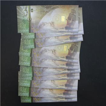 Lot of 10 KaratPay 0.10g Fine Gold 999.9 Karatbars