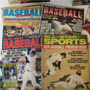 Lot of 10 Vintage Baseball Collectible Magazines