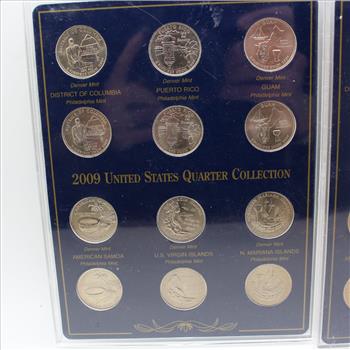 Lot of 2 2009 U.S. States Quarter Territories Collection P & D Mint