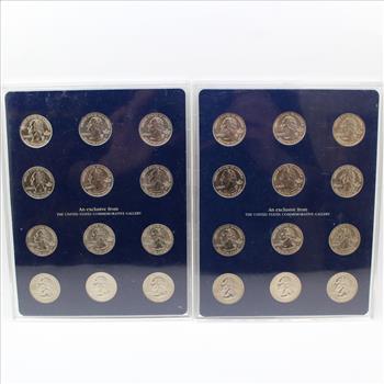 Lot of 2 2009 U.S. States Quarter Territories Collection P & D Mint