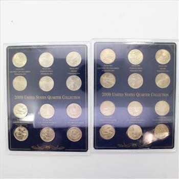 Lot of 2 2009 U.S. States Quarter Territories Collection P & D Mint