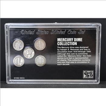 Mercury Dime Collection Minted Coin Set