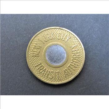 New York City Subway Token Double Cutout Cutout 1950s-1970s