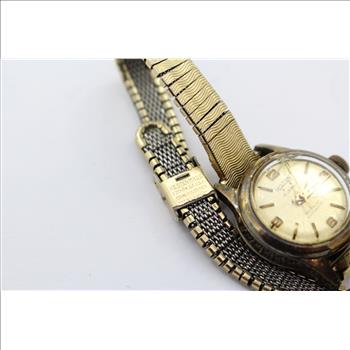 Vintage Hilton 17 Jewels 10K Gold Filled Automatic Wrist Watch