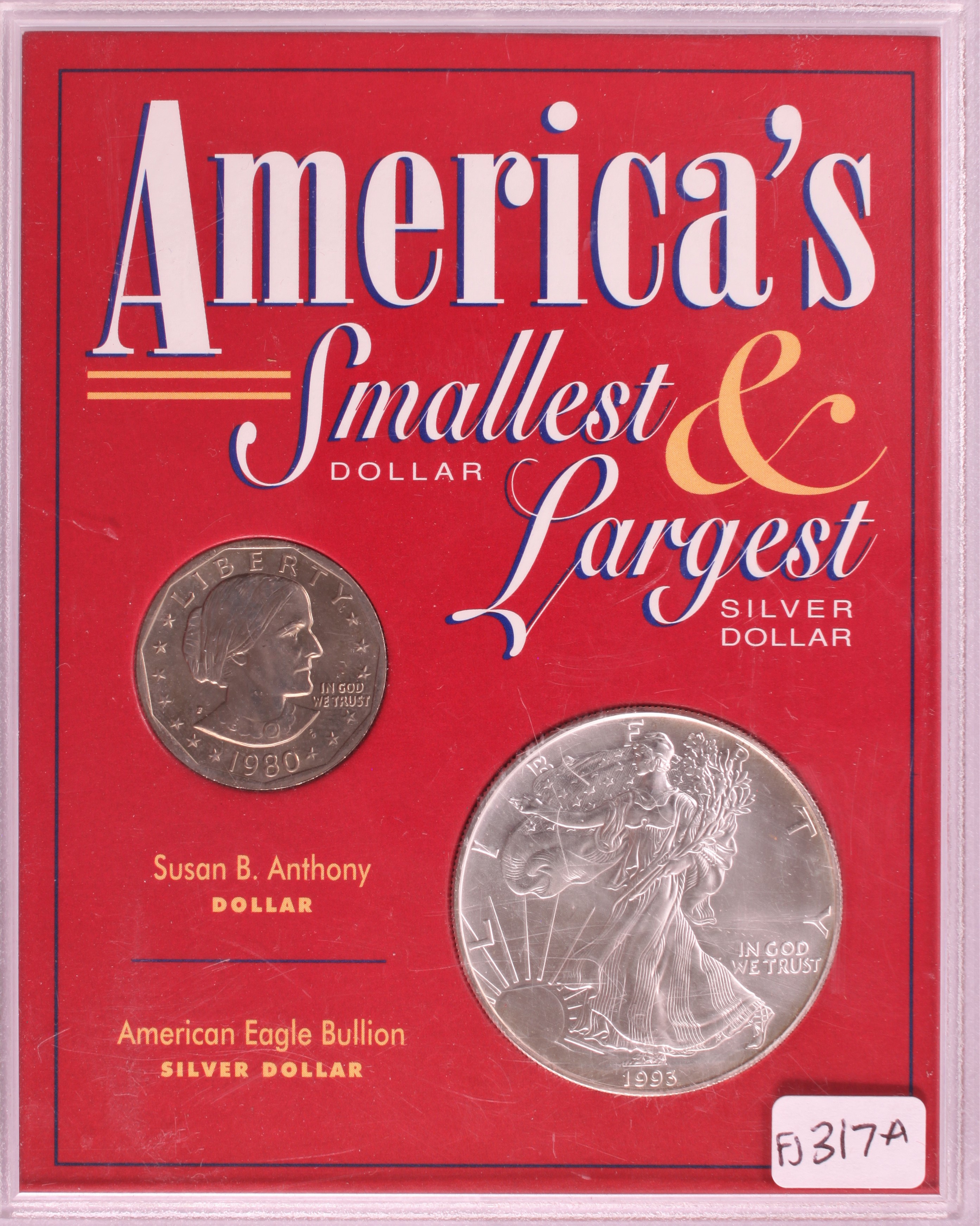 US Dollar Set America's Smallest and Largest Dollars Coin Set