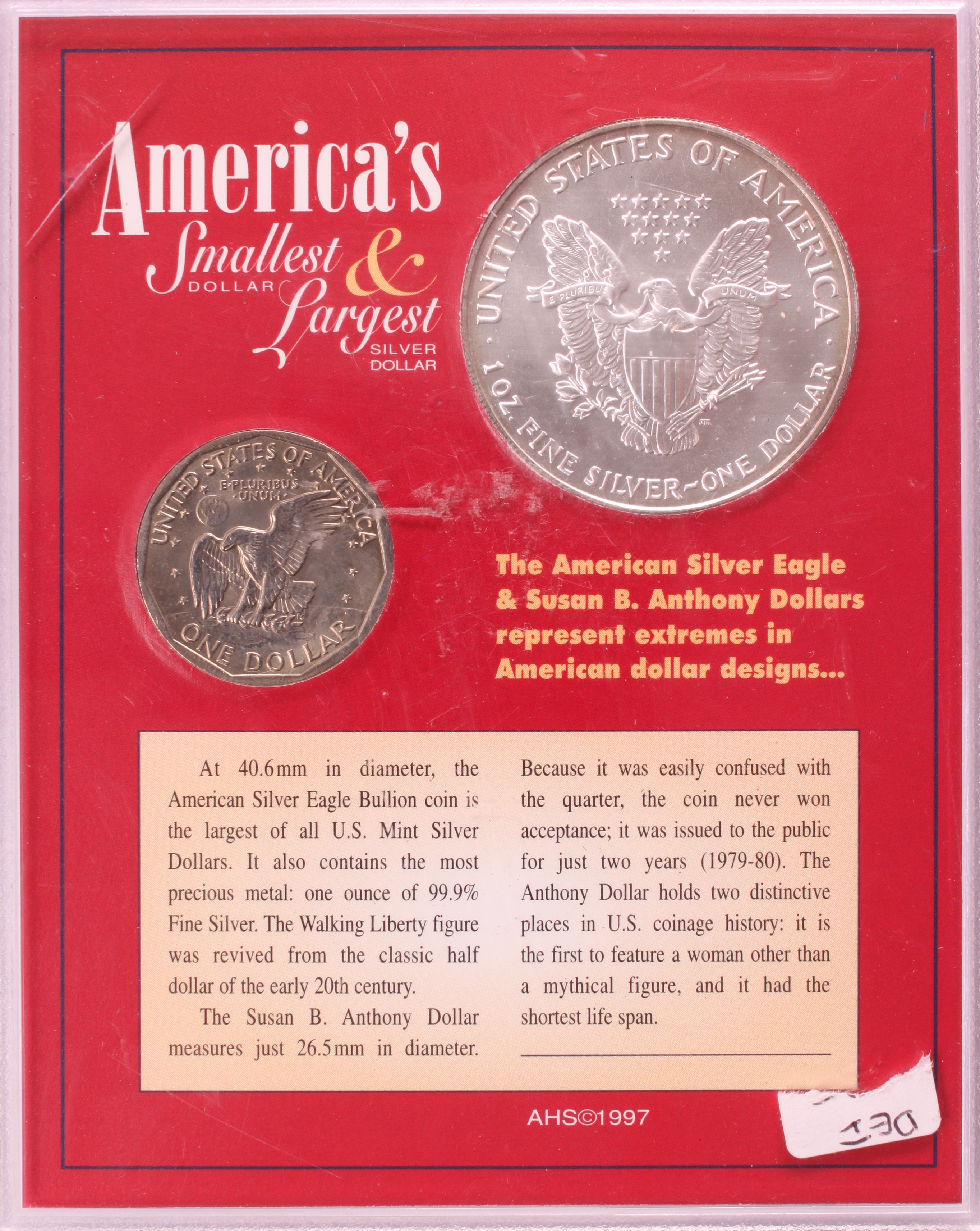 US Dollar Set America's Smallest and Largest Dollars Coin Set