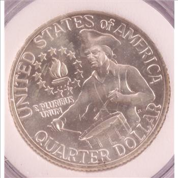 1976 S US Silver Washington Bicentennial Quarter BU