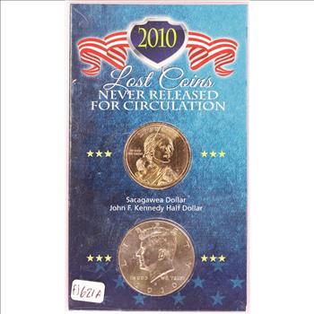 2010 US Lost Coins Never Released for Circulation Two Coin Set